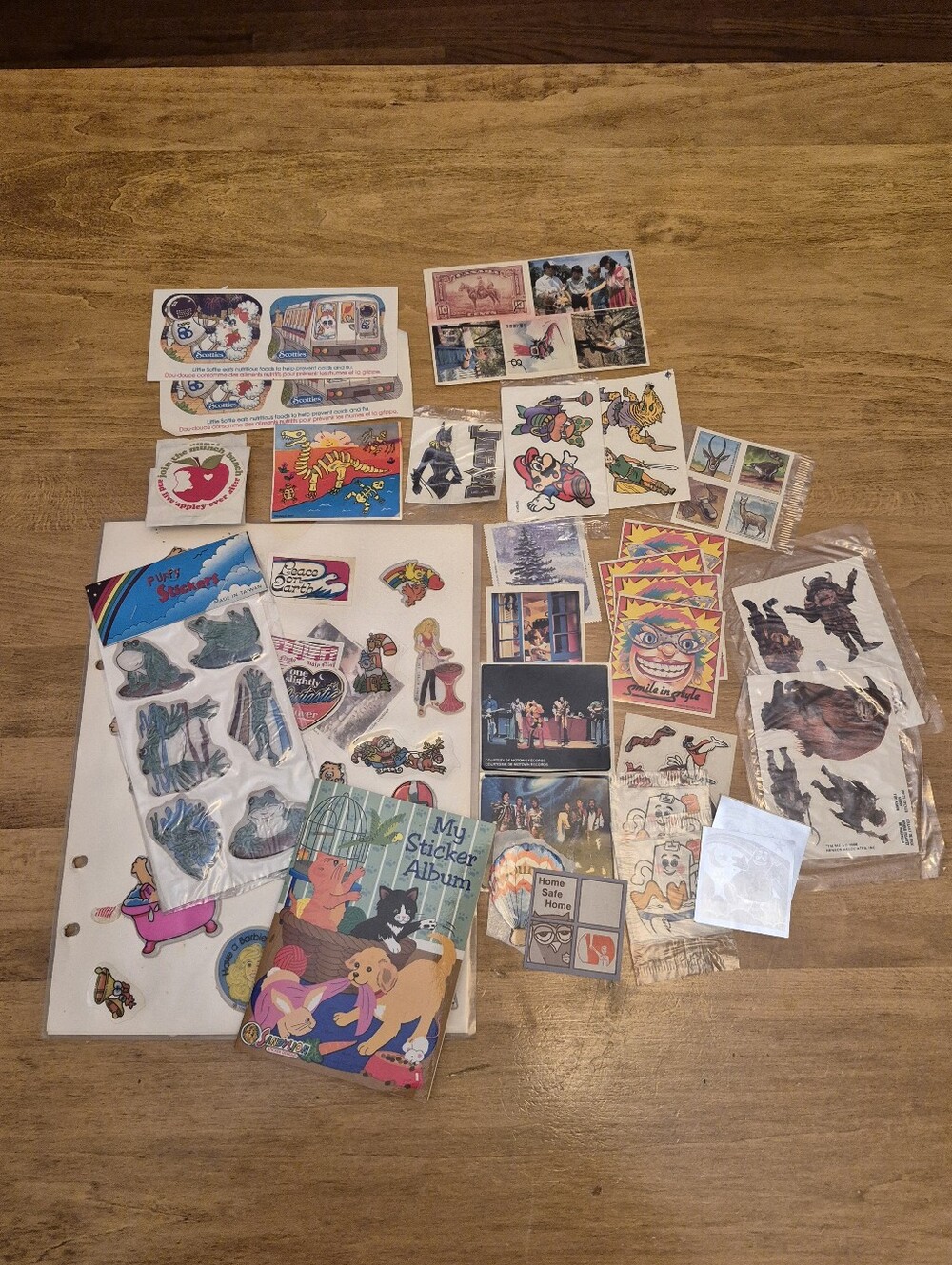 Vintage 80s 90s Sticker Stickers Book Lot